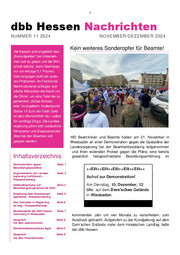 Nachrichten Ausgabe November/Dezember 2024