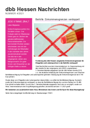 Ausgabe Nr. 4/2021 Ausgabe Nr. 4/2021