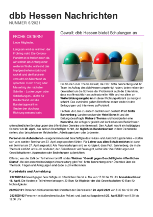 Ausgabe 6/2021 Ausgabe 6/2021