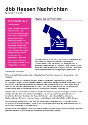 Ausgabe 5/2021 Ausgabe 5/2021