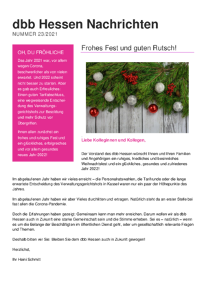 Ausgabe 23/2021 Ausgabe 23/2021