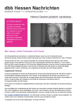 Ausgabe 9/2020 Ausgabe 9/2020