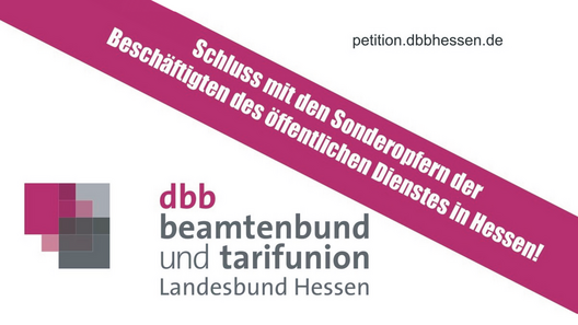 Petition: Schluss mit den Sonderopfern der Beschäftigten des öffentlichen Dienstes in Hessen!