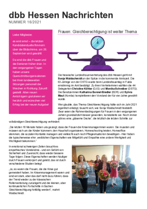 Ausgabe 16/2021 Ausgabe 16/2021