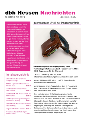 Ausgabe 6/7 2024 Ausgabe 6/7 2024