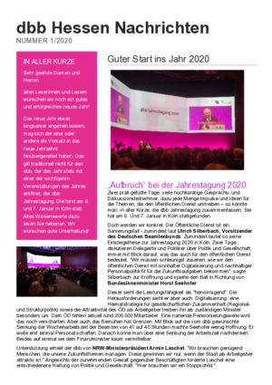 Ausgabe 1/2020 Ausgabe 1/2020