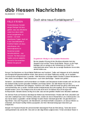 Ausgabe 17/2020 Ausgabe 17/2020