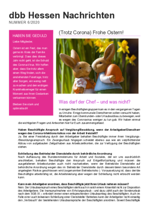 Ausgabe 6/2020 Ausgabe 6/2020