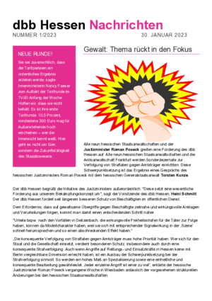 Ausgabe 1/2023 Ausgabe 1/2023