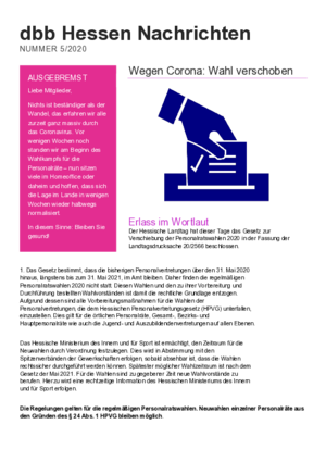 Ausgabe 5/2020 Ausgabe 5/2020