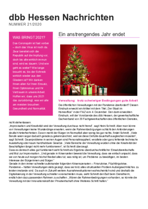 Ausgabe 21/2020 Ausgabe 21/2020