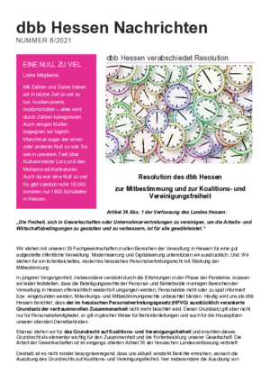 Ausgabe 8/2021 Ausgabe 8/2021